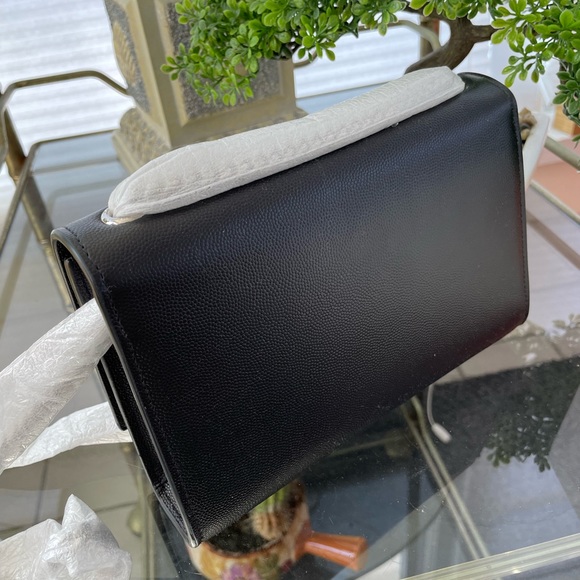 ⭐️SOLD⭐️Saint Laurent Black Kate Silver Hwr Bag with a tassel - Picture 6 of 7